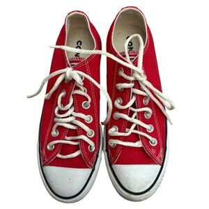 Converse Red Chuck Taylor All Star Lift Platform Canvas Size 7 Womens